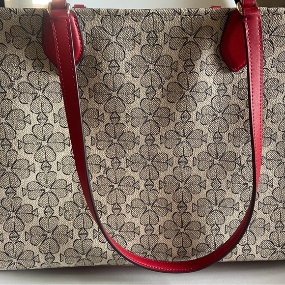 Kate Spade - Spade Flower Coated Canvas Large Market Tote~GORGEOUS - Picture 9 of 10